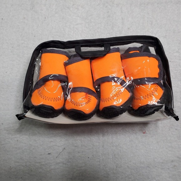 Petbobi Other - Petbobi WaterproofDog Boots Set of 4 Anti-Slip Rubber Sole Protector Size XS 50